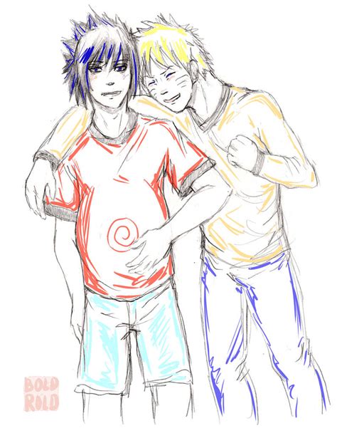 Sasuke and Naruto- Expecting Dads! by BoldRold on DeviantArt