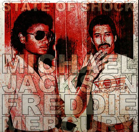popsike.com - MICHAEL JACKSON & FREDDIE MERCURY - State Of Shock + rare