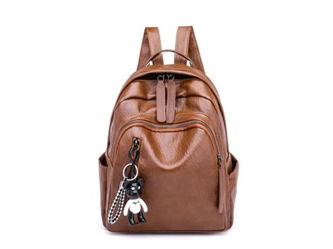 Кафява дамска раница - Rosika | Раници (eBags.bg)