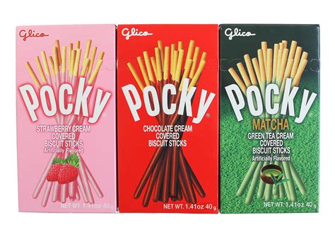 Pocky Biscuit Sticks 3 Flavor Variety Pack (Pack of 12) - Walmart.com