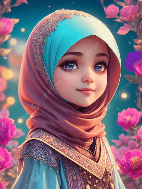 Cute Muslim Girl In Hijab Background Images, HD Pictures and Wallpaper