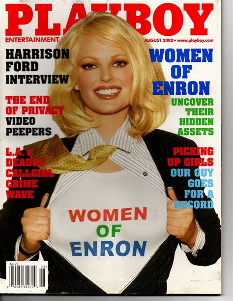 Vintage Playboy Magazine August 2002 Featuring Women of Enron on eBid