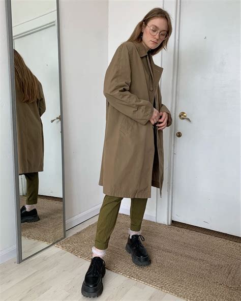 винтажный плащ | коричневый плащ | @your_vintage_ | Vintage store ...