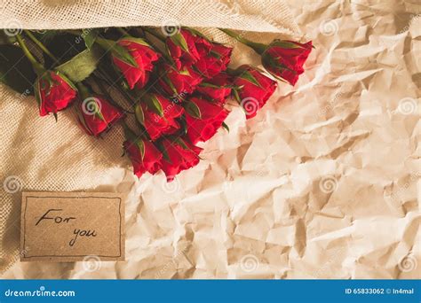 Lovely and Romantic Surprise Stock Photo - Image of florist, fresh ...