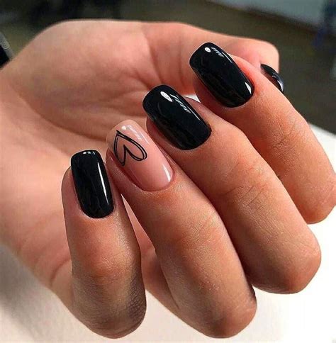 55 nail art in trend 2019 - short square nail design; natural q ...,55 ...