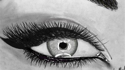 eyes drawing artwork closeup monochrome  wallpaper