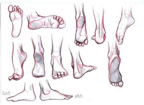 Ступни. | Drawings, Drawing lessons, Art reference