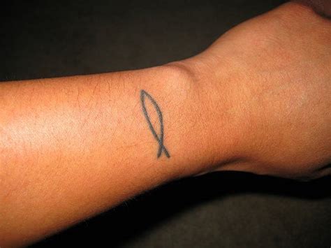 Jesus ichthys symbol tattoo - Tattooimages.biz