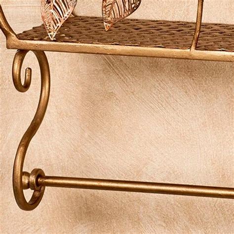 Коричневая газетница из металла (на стену) Basfol