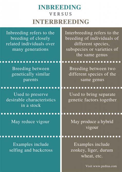 Difference Between Inbreeding and Interbreeding | Definition, Selfing, Backcross