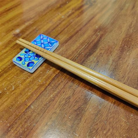 Blue Pottery Chopstick Rest – One Piece – CPRST2 – Irodori