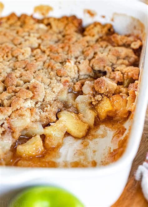 apple crumble quick easy mom  timeout
