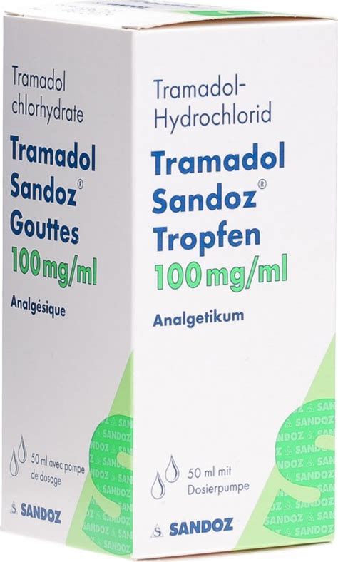 Tramadol Sandoz Tropfen 100mg/ml Dosierp 50ml in der Adler Apotheke