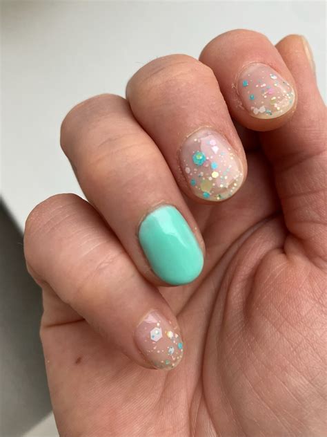Гель лак для ногтей, «MILK GLITTER», 3-х фазный, 8мл, LED/UV, цвет ...