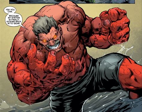 Red Hulk Transformation