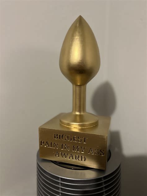 🏆 Biggest Pain in My Ass Award・ STL File for ・Cults