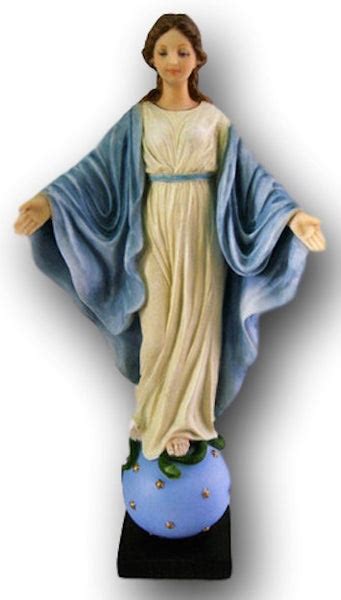 Madonna Our Lady of Smiles religious Statue in full color - Veronese C ...