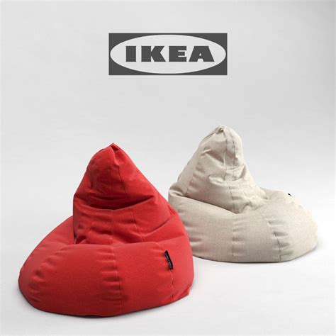 Ikea - Olme Bean Bag - 3D Model for VRay, Corona