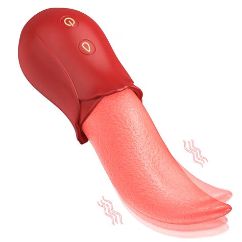 Clitoral Stimulator Tongue Vibrator Rose - Micmic Oral Sex Clitoris