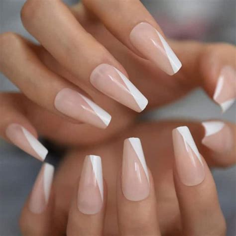 The Ultimate White Nail Designs Coffin Guide Shape Art And Expert Tips
