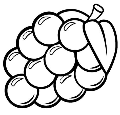30+ Desenhos para colorir de Uva - Como fazer em casa