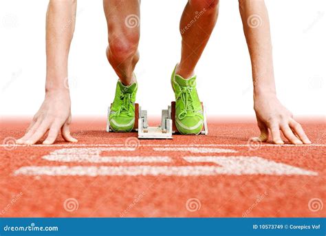 starting blocks stock image image  starting
