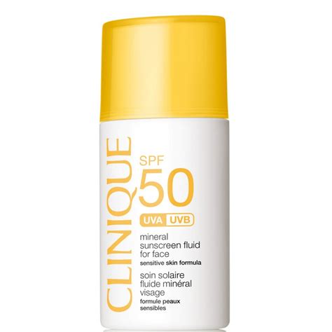 Clinique Mineral Sunscreen Fluid for Face SPF 50 | Skin Care ...
