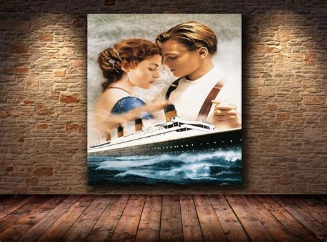 Leo DiCaprio Silk Canvas Art Painting Titanic Classic Movie Poster For ...