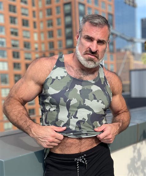 BEARLY CAMOU GREEN Camouflage Print Gay Tank Top
