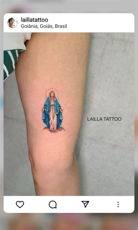 Nossa Senhora Tattoo - 370 ideias de Tattoo Nossa Senhora | tatuagem, tatuagem delicada ...
