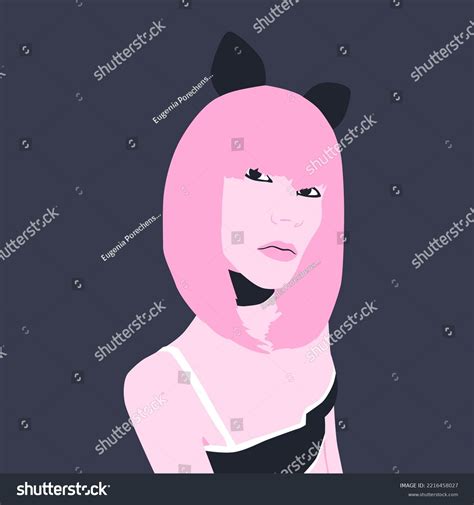 Fashion Minimal Illustration Party Retro Glamor Stock Vector (Royalty
