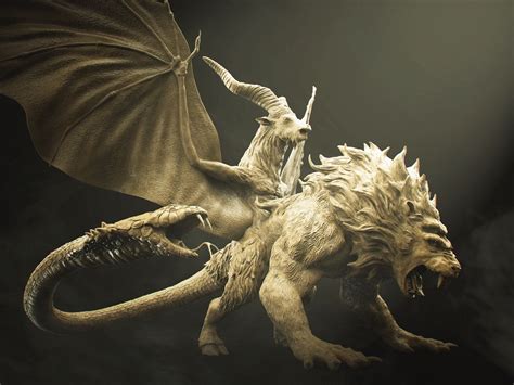ArtStation - Chimera, tomoaki matsumoto | Greek monsters, Chimera ...