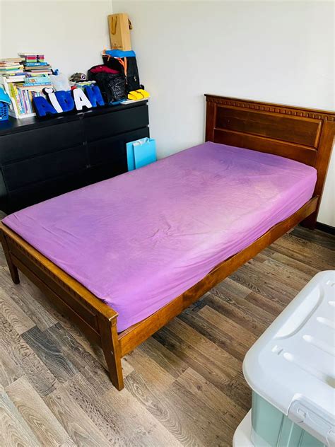 picket rail bedframe furniture home living furniture bed frames