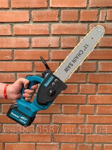 Пила для обрезки деревьев, веток аккумуляторная Makita 48V шина 30см с ...