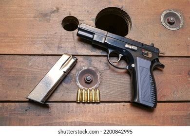 Firearms Pistol 9mm Cartridges Stock Photo 2200842995 | Shutterstock