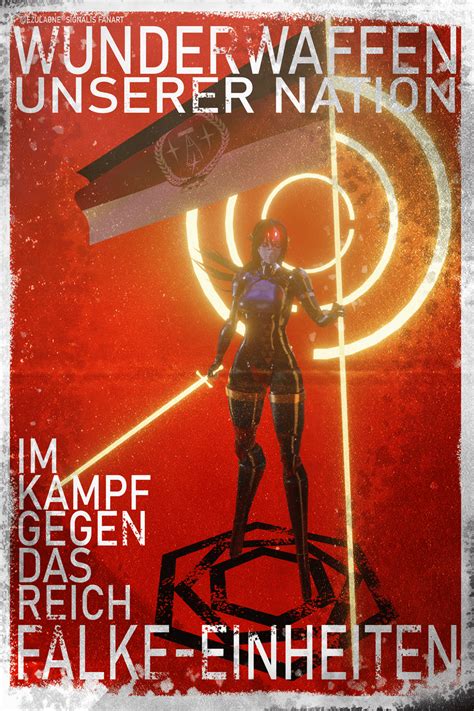 So I made 4 Signalis posters, 3 based on the game, one unique one using ...