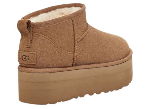 UGG: Ultra Mini Platform in Chestnut - J. Cole Shoes