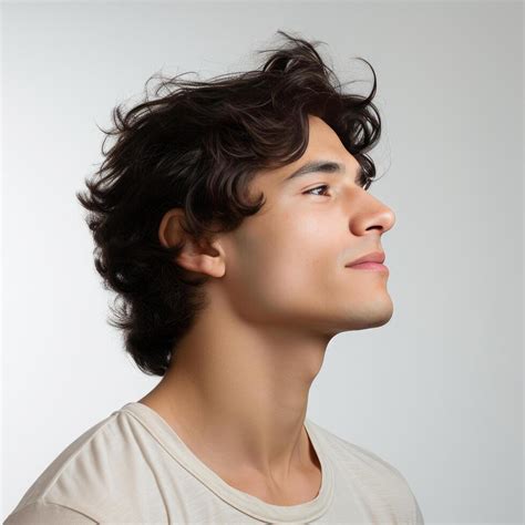 man face side view stock  images  backgrounds