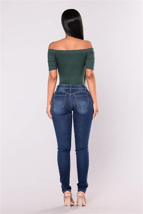 Make It Bounce Booty Shaping Jeans - Medium Blue