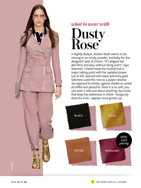 Dusty Rose | Color combinations for clothes, Colour combinations