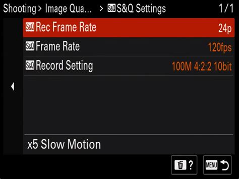 Photo Fundamentals: A Step-By-Step Menu Setup Guide For S&Q Mode | Sony