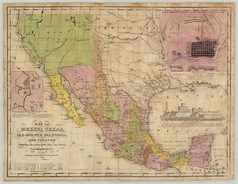 Map Of Mexico States And Cities