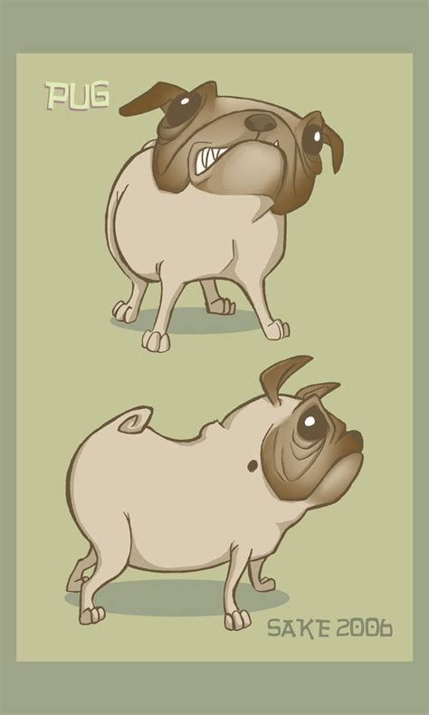pug-cartoon by AmySake on DeviantArt