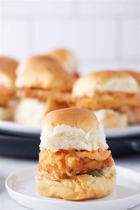 Fried Chicken Sliders - My Forking Life