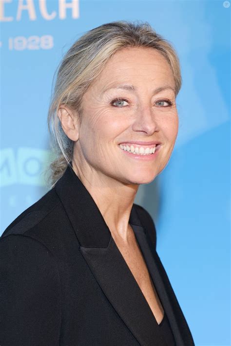 Photo : Anne-Sophie Lapix - Photocall du dîner d'ouverture du 77ème