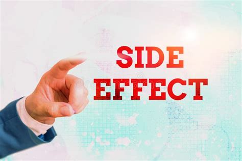 writing note showing side effect business photo showcasing typically