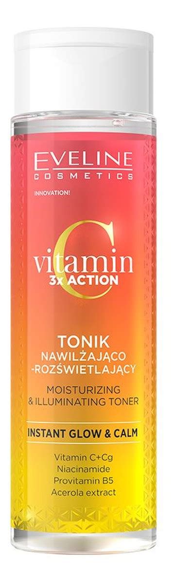 Eveline Vitamin C 3x Action Tonik nawilżająco-rozświetlający 200ml ...