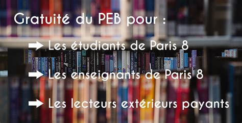 le pret entre bibliotheques gratuit universite paris