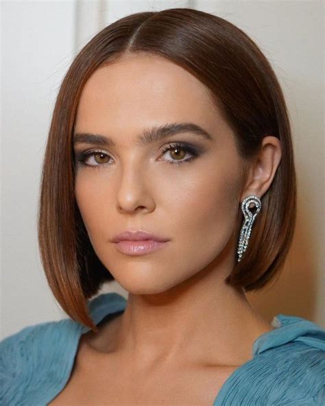 Zoey Deutch: femcelebs | Brunette hair color, Short hair balayage ...