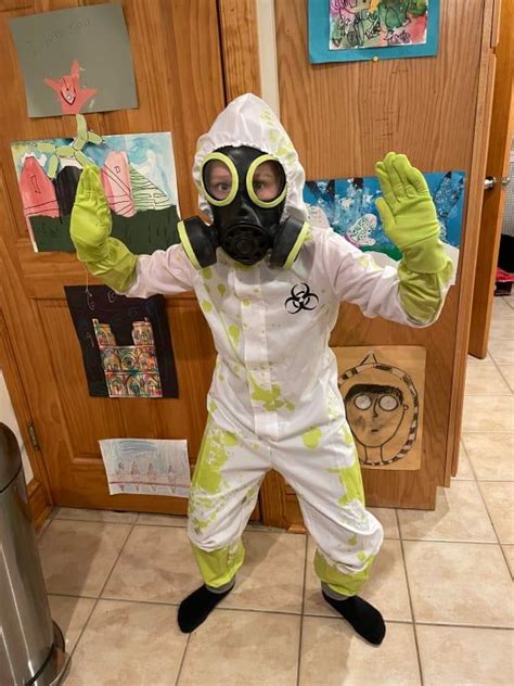 Radioactive Hazmat Suit Glow-in-the-Dark Halloween Costume, Boys, More ...